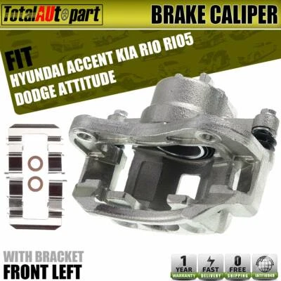 Pinza de freno de disco con soporte delantero izquierdo para Kia Rio Rio5 Hyundai Accent 19-B3300 Foto 1 de 4