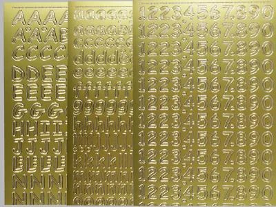 Aufkleber Buchstaben und Zahlen 10mm Starform Nr. 1284,1285,1286 - Bild 1 von 2