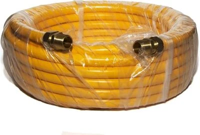 Gas Flex 1/2" Tubing Pipe KIT 33ft with 2 MALE Fittings Gasflex