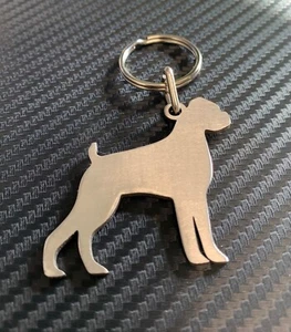 BOXER Llavero Perro Llavero Llavero Acero Inoxidable Raza Pedigrí Regalo 2 - Imagen 1 de 1