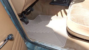 NEW 1983 88 FORD RANGER DEEP RIB FRONT FLOOR MATS TAN - Picture 1 of 5