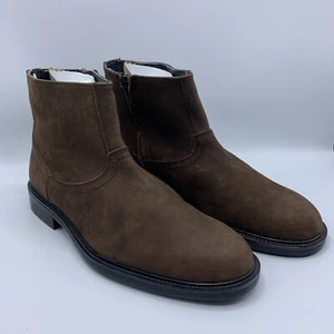 Banana Republic Brown Leather Dress Suede Chelsea Ankle Boots Men's Shoes 7.5 M - Picture 1 of 9