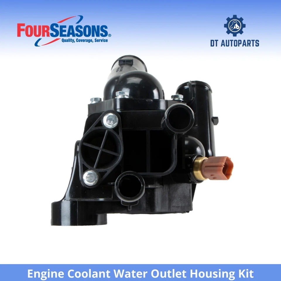 Kit de carcasa de salida de agua de refrigerante para motor Kia Forte Koup 2010 4 estaciones Foto 1 de 4