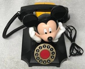 Vintage Classic MICKEY MOUSE Push Button Touch Tone Desk Table Top Telephone - Imagen 1 de 8