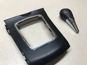2009-2013 TOYOTA COROLLA CENTER SHIFTER TRIM & KNOB AUTO BLACK OEM - Picture 1 of 3