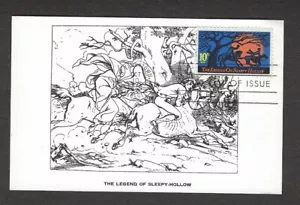 1974 #1548 Legends of Sleepy Hollow FD maximum card - Picture 1 of 1