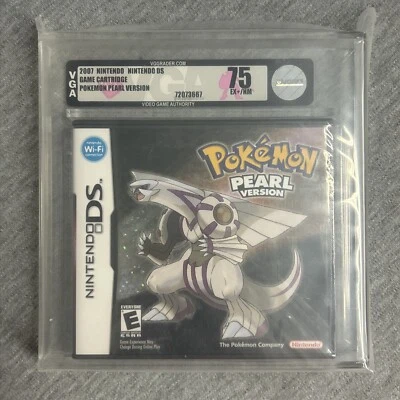 Pokemon: Pearl Version (Nintendo DS, 2007) NTSC VGA 75 EX+/NM - Image 1 of 3