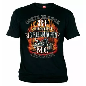 49 Camiseta 49 Hells Angels Softtail Flames Support81 - Imagen 1 de 4