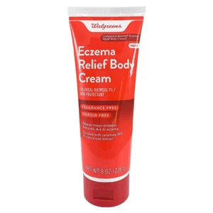 Walgreens Eczema Relief Body Cream 8.0 oz skin protectant crema piel cuerpo - Picture 1 of 2