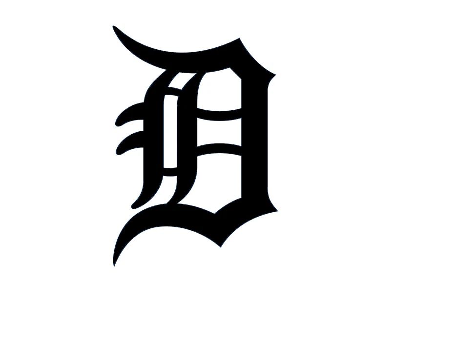 Logotipo Detroit Tigers MLB vinil decalque janela laptop qualquer tamanho qualquer cor - Imagem 1 de 1