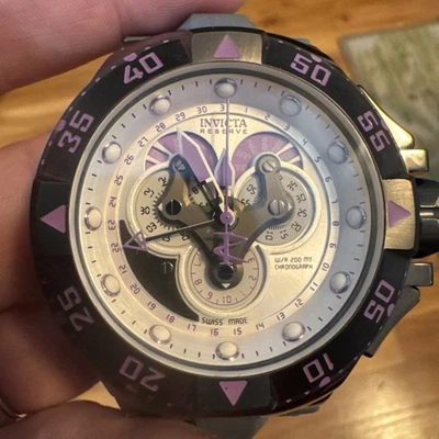 Invicta Reserve Excursion Swiss Made Chronograph  # 18559  New Battery 200M - Image 1 of 4