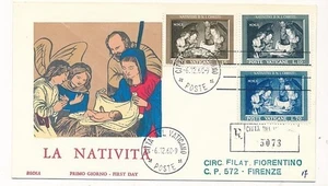 D222589 Christmas 1960 FDC Vatican City - Picture 1 of 1