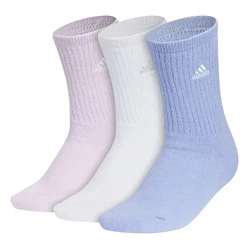 Adidas Women’s Cushioned Crew Socks 3-Pack AEROREADY Multicolor 5-10