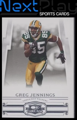 2007 Donruss Threads #81 – Greg Jennings | - Image 1 of 2