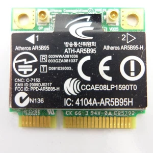 Atheros AR5B95-H WLAN Karte Wireless WiFi card (Half) Mini PCI Express - Bild 1 von 2