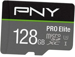 PRO Elite Class 10 U3 V30 microSDXC Flash Memory Card - 100MB/s, Class 128GB - Picture 1 of 7