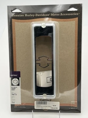 Cubierta de enfriador de aceite cromado OEM Harley Davidson Softail 74669-05 NUEVO Foto 1 de 4