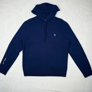 Ralph Lauren RLX Waschbarer Kaschmir Hoodie Navy Blau Herren Medium - Bild 1 von 10