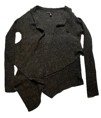 American Eagle Brown Multicolored Cardigan Shawl Women Size Large Made USA - Image 1 of 4