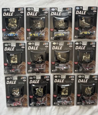 Dale Earnhardt Diecast with Hood Magnet 1:64 Days of Dale COMPLETE SET of 12 - Image 1 of 4