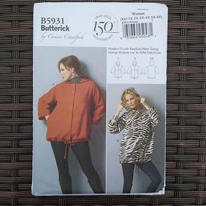 Butterick B5931 Größe 18W-44W 1X-6X Damen ungefütterte Jacke mit Kapuze Connie Crawford - Bild 1 von 3