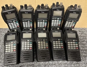 Qty 10 Icom IC-A24 Handheld VHF Air Band Aviation Radio - Picture 1 of 4