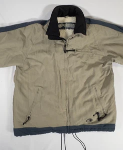 Chaqueta de Snowboard Ripzone Forrada Sherpa Tostada/Gris Para Hombre XL Bolsillos con Cremallera - Imagen 1 de 8