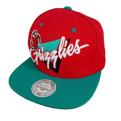 NBA Memphis Vancouver Grizzlies Mitchell & Ness Gorra Gorra Snapback Bordada Foto 1 de 4
