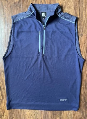 FootJoy Men's FJ Performance Golf Vest Full Zip Men’s XL Blue Golf - Image 1 of 4
