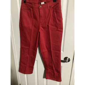 Denim & co. red jeans 14 stretch waist - Picture 1 of 2