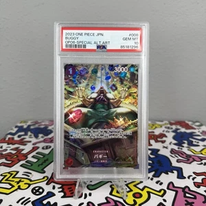 ONE PIECE TCG WINGS OF CAPTAIN OP06 OP03-008 BUGGY SP ALT ART PSA 10 JAPANESE - Picture 1 of 2