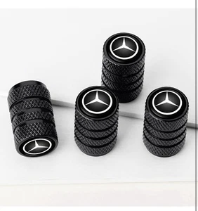 Tire Valve Stem Caps for Mercedes Benz Metal Car Wheel Air caps Auto Valve - Picture 1 of 4