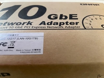 QNAP QXG-10G1T - Single-Port, 5-Speed 10 GbE Network Expansion Card Black - Bild 1 von 2