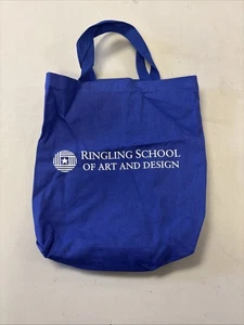 Bolso de Mano Ringling Escuela de Arte y Diseño Azul Sarasota Florida College Coast - Imagen 1 de 4