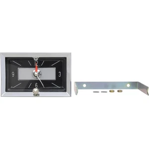 1957 Chevrolet Bel Air 150 210 Nomad; In-Dash Clock with Quartz Movement ; Black - Bild 1 von 4