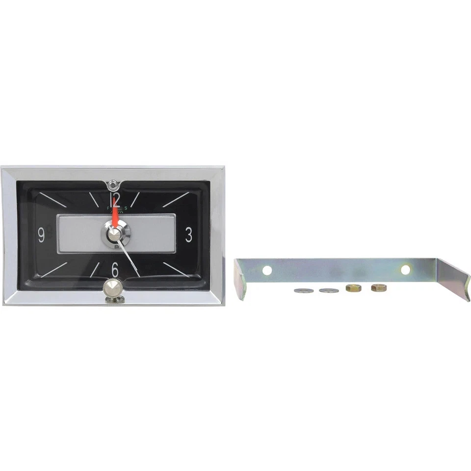 1957 Chevrolet Bel Air 150 210 Nomad; Relógio no painel com movimento de quartzo; Preto - Imagem 1 de 4