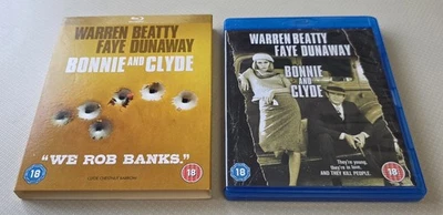 Bonnie and Clyde (1967) Blu-ray - Region 2 -  50th Anniversary Edition - VGC - Image 1 of 4