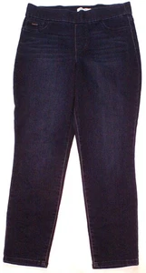 Jeans donna Nine West Heidi pull on crop blu scuro taglia 10 (31X25) - Foto 1 di 4