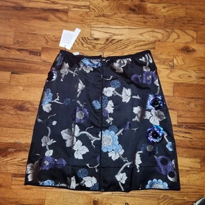 Marc Jacobs Pailletten Brokat Seidenmischung Rock 8 - Bild 1 von 11