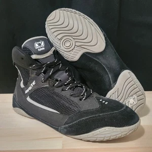 Brute Xplode Wrestling Shoes Size 10 Black Pre-Owned Discontinued - Picture 1 of 10
