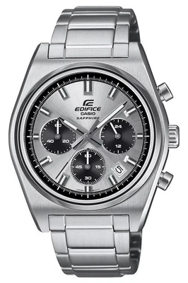 CASIO Edifice Orologio Uomo Cronografo Color Argento Chrono EFB-730D-7AVUEF - Immagine 1 di 3