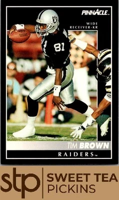 1992 Pinnacle #67 Tim Brown - Image 1 of 2