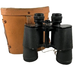 BINOCOLO ZENITH VINTAGE 16 X 50 COMPLETAMENTE RIVESTITO CAMPO 3,5 con custodia § - Foto 1 di 17