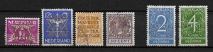 Netherlands 1934-1950 official stamps used - Picture 1 of 1
