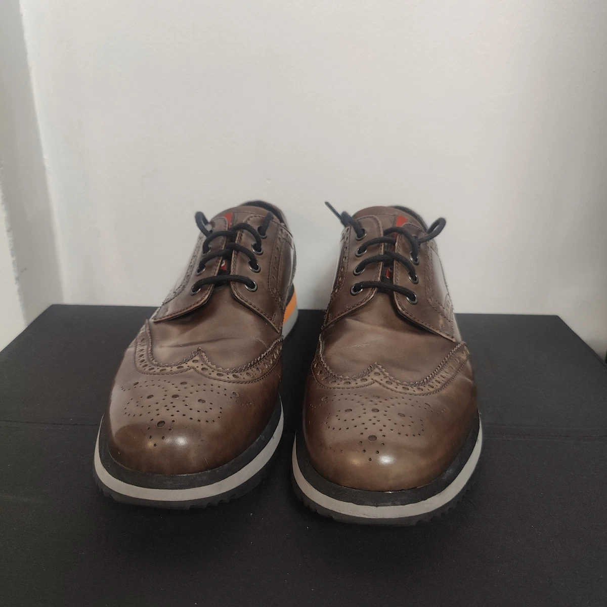 PRADA Wing Tip-Men's Dress Shoes for sale | eBay