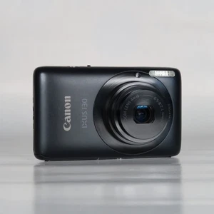 Canon IXUS 130 Digital Camera Black 14,1MP 4x, Case, Manual, SD Card 4Gb - Great - Imagen 1 de 20