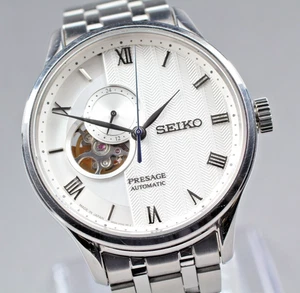 [Casi COMO NUEVO] Reloj automático para hombre Seiko Presage 4R39-00W0 SARY093 esfera blanca - Imagen 1 de 11