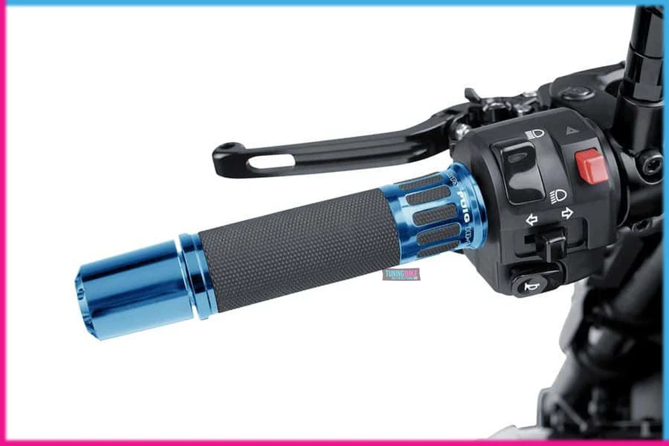 PUIG GRIPS RACING FOR HONDA CBR500R 13-18 BLUE-119MM - Imagem 1 de 1