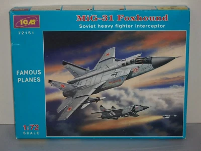 ICM 72151 MiG-31 FOXHOUND scala 1/72 - Immagine 1 di 2