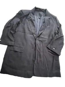 Anrabess Hemp Blend Navy Blue Blazer Jacket Women’s Size M Medium - Picture 1 of 6
